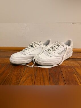 Reebok White Low-Top Leather Trainers